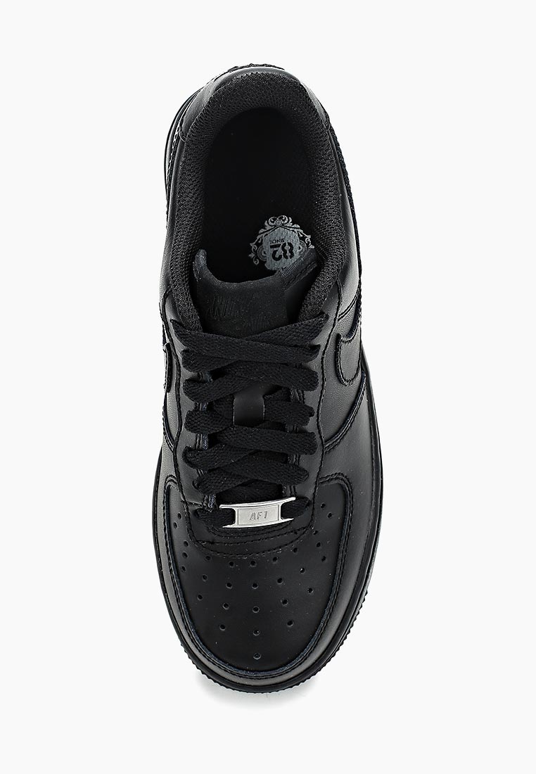 Черные кроссовки мальчик. Кеды boys' Air Force 1 GS Shoe. Nike кеды Air Force 1 (GS). Кеды найк черные. Кеды найк детские черные.