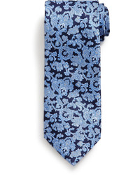Темно-синий галстук с "огурцами"